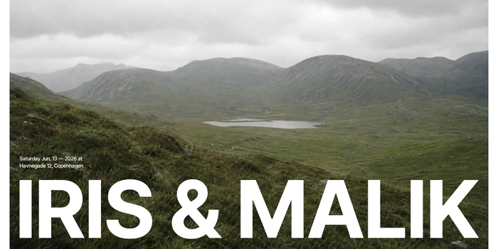 Preview of the Curtain hero component: a photograph of a green valley in a white mount, topped by a large headline in capitals and a two-line caption.
