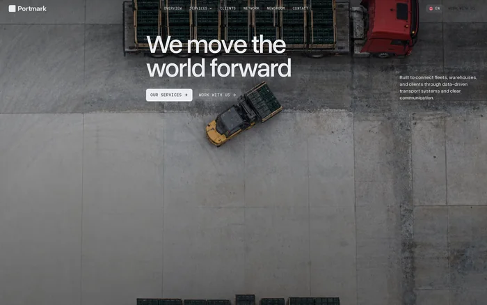 Preview of the Portmark template