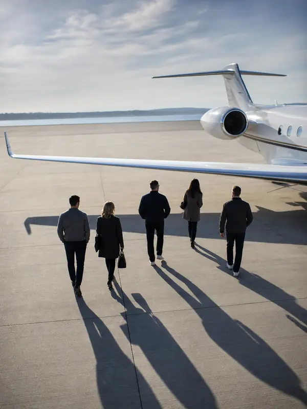 Travellers walking to an aircraft at Noordveld East