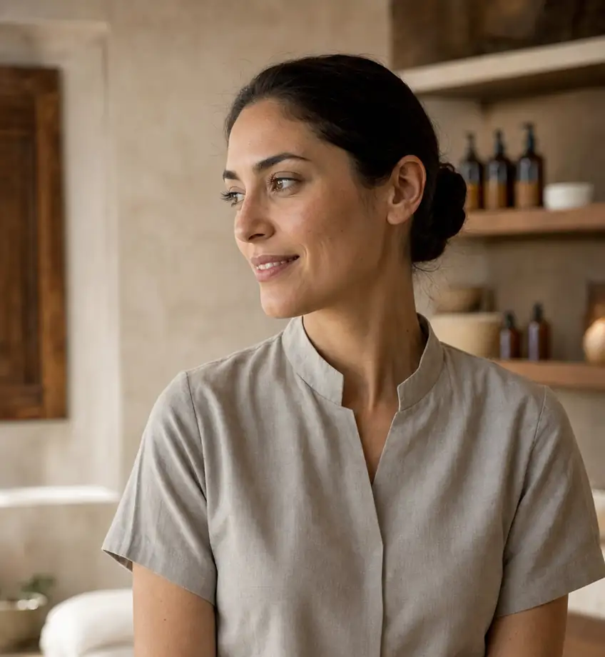 Elena Ruiz, lead wellness therapist