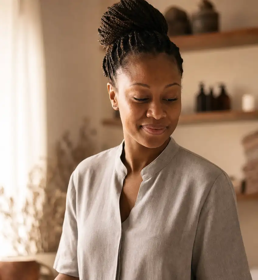 Amara Boateng, facial and skincare expert