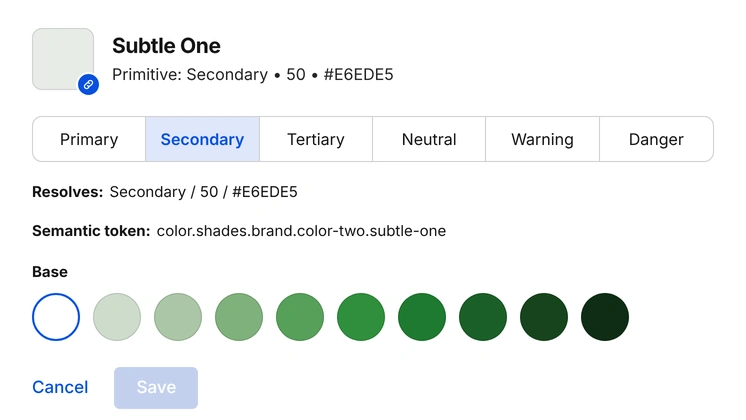 The colour binding dialog, open over the library.