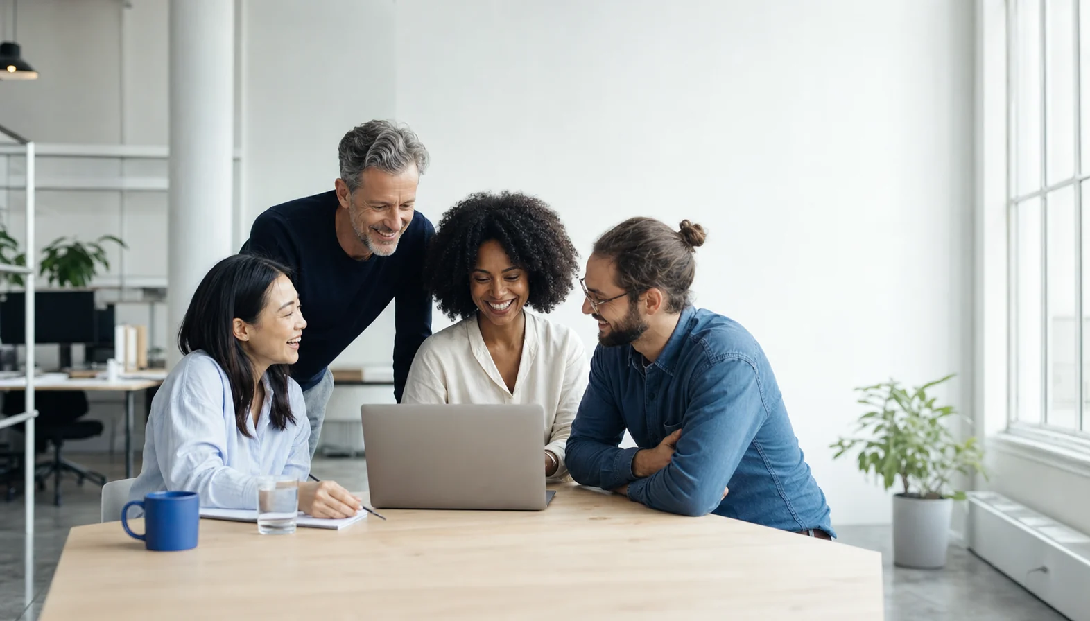 A team working together on a design system.